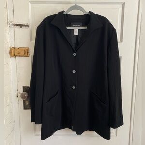 Jones New York Black Women's Blazer Jacket Size 24W